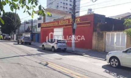 Terreno para alugar, 438 m² por R$ 7.379,00/mês - Embaré - Santos/SP