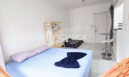 Apartamento com 1 dormitório à venda por r$ 180.000 - itararé - são vicente/sp