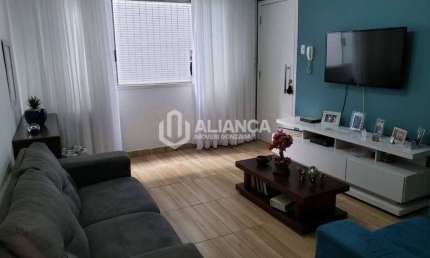 Apartamento com 2 dormitórios à venda, 60 m² por R$ 377.000,00 - Embaré - Santos/SP