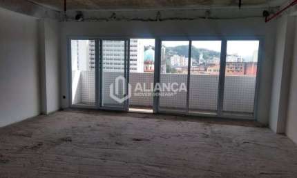 Sala, 60 m² - venda por R$ 490.000,00 ou aluguel por R$ 3.800,00/mês - Centro - Santos/SP