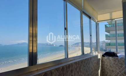 Apartamento 2 suítes, vista Panorâmica da orla, Embaré, Santos-SP