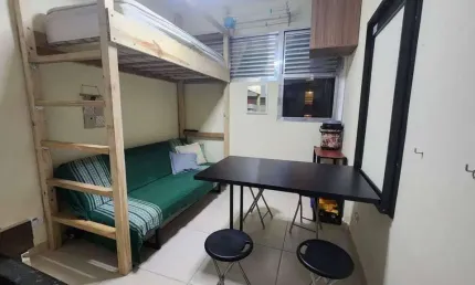 Kitnet mobiliada à venda no bairro do Itararé em São Vicente