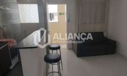 Apartamento com 1 quarto para alugar no Gonzaga, Santos 
