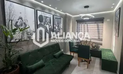 Apartamento com 2 quartos à venda na Vila Belmiro, Santos 