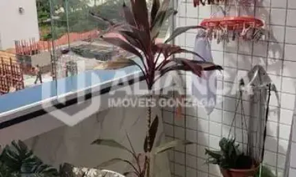 Apartamento com 1 quarto à venda na Avenida Presidente Wilson, Gonzaga, Santos