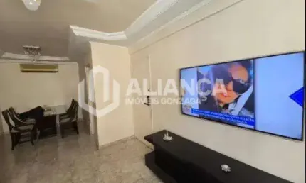 Apartamento com 2 quartos à venda na Rua Santos Dumont, Estuário, Santos