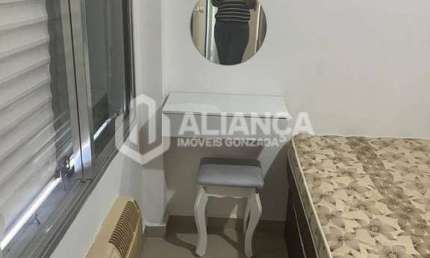 Apartamento de 1 Dormitório todo Mobiliado Aceita Pet
