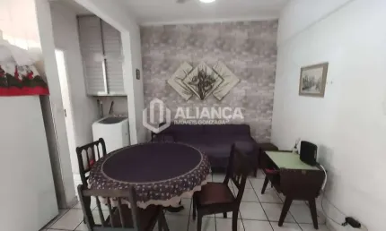 Apartamento com 1 quarto à venda na Rua Bassim Nagib Trabulsi, Ponta da Praia, Santos