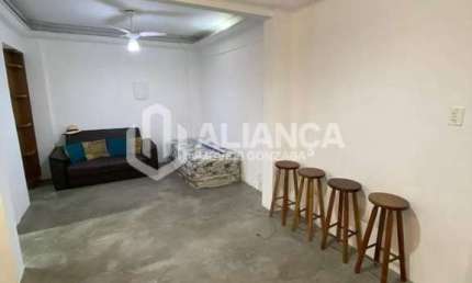 Apartamento com 1 quarto para alugar na Avenida Marechal Floriano Peixoto, Pompéia, Santos