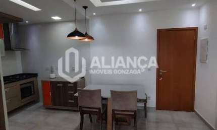 Apartamento com 1 quarto para alugar na Rua Oswaldo Cruz, Boqueirão, Santos
