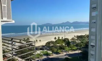Apartamento 1 Dormitório com 70 metros Prédio Lateral mar