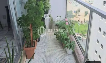 Apartamento de 2 dormitórios frente ao mar sem garagem