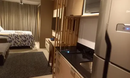 Edificio Barra Premium. Apartamento Studio mobiliado