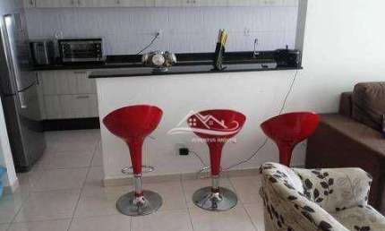 Apartamento com 2 dormitórios à venda, 78 m² por R$ 450.000,00 - Caiçara - Praia Grande/SP