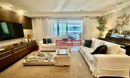 Apartamento com 3 dormitórios para alugar, 156 m² por R$ 19.002/mês - Moema - São Paulo/SP
