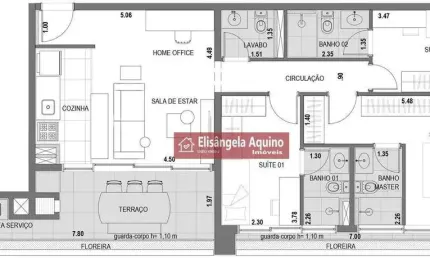 Apartamento com 3 dormitórios à venda, 104 m² por R$ 1.420.000 - Campo Belo - São Paulo/SP