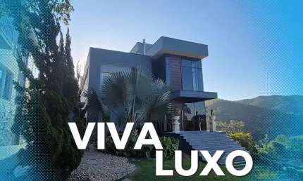 &#127969; casa de alto padrão com vista deslumbrante em condomínio fechado em balneário camboriú!