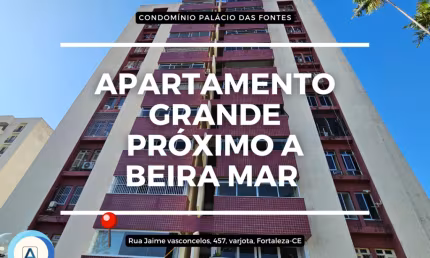 Apartamento a venda com 3 dormitórios no Mucuripe, Fortaleza-CE