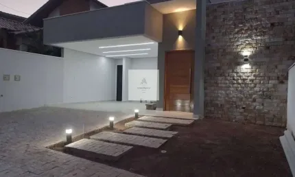 Casa térrea, 3 suítes, no condomínio granja olga ii
