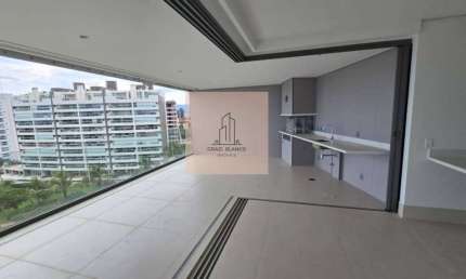 Apartamento com 4 suítes, pé na areia, em Riviera de São Lourenço SP