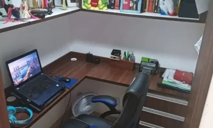 Excelente Apartamento Mobiliado Alphaville – 3/4 (1 Suíte) + Home Office – 2 Vagas – Alto Padrão de Marcenaria