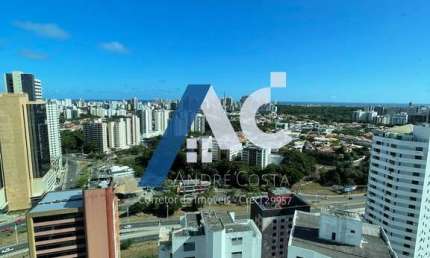 Aluguel apartamento 2 quartos, Nascente, andar alto e com bela vista mar- Singullare Iguatemi