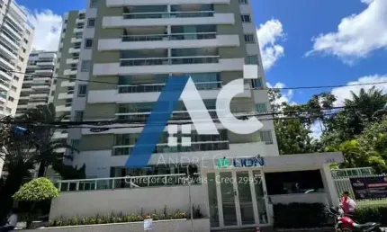 Apartamento Alto Padrão no Residencial Lion, 2/4 + gabinete, 82m², varanda Gourmet, 2 Garagens em Alphaville 1