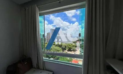 Apartamento reformado 3/4 sendo 1 suíte, andar alto, no bairro campo grande