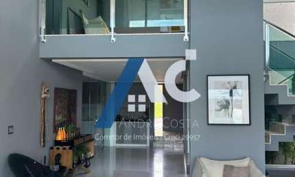 Aluguel Casa Alto Padrão Alphaville 2, com 4 Quartos e 3 suítes - 424 m² - Semi mobiliada