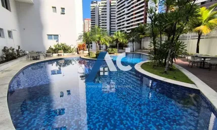 Aluguel apartamento alto padrão com 3 suites no sky residence aquários - mobiliado