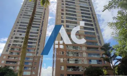 Apartamento greenville platno com 3/4, 1 suíte, varanda gourmet e sala ampla