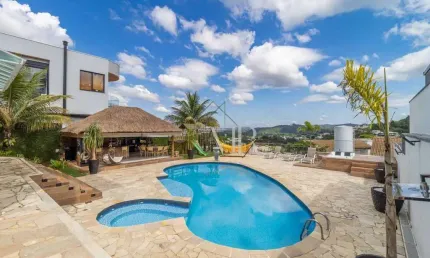 Casa com 4 dormitórios à venda, 550 m² por r$ 3.800.000,00 - condominio porto atibaia - atibaia/sp