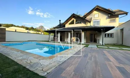 Casa com 4 dormitórios à venda, 429 m² por r$ 3.180.000,00 - condominio porto atibaia - atibaia/sp