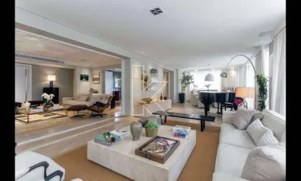 Apartamento com 4 quartos à venda na avenida sabiá, 133, moema, são paulo por r$ 13.500.000