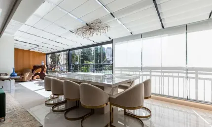 Apartamento com 3 quartos à venda na avenida cotovia, 308, moema, são paulo por r$ 8.500.000