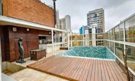 Cobertura com 3 quartos para alugar na Alameda dos Arapanés, 75, Moema, São Paulo por R$ 35.000