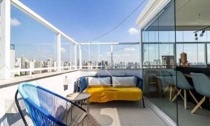 Cobertura com 2 quartos para alugar na Rua Afonso Bandeira de Melo, 209, Campo Belo, São Paulo por R$ 8.700