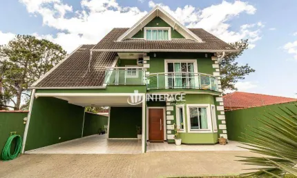 Casa com 4 dormitórios à venda, 300 m² por r$ 1.390.000,00 - santa felicidade - curitiba/pr