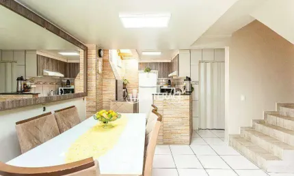 Sobrado com 3 dormitórios à venda, 63 m² por r$ 550.000,00 - pinheirinho - curitiba/pr