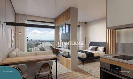 Studio com 1 dormitório à venda, 34 m² por R$ 412.390,00 - Cristo Rei - Curitiba/PR