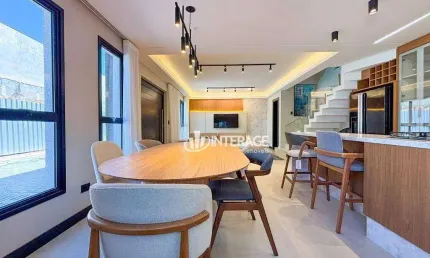 Casa com 3 dormitórios para alugar, 172 m² por R$ 10.000,00/mês - Santa Felicidade - Curitiba/PR