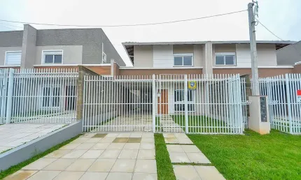 Casa em condomínio fechado com 3 quartos à venda na rua andré ferreira camargo, 882, xaxim, curitiba, 121 m2 por r$ 1.050.000