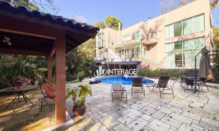 Casa com 4 suítes para alugar, 883 m² por R$ 23.182/mês - Santa Felicidade - Curitiba/PR