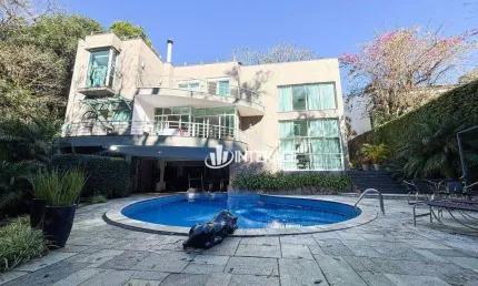 Casa com 4 suítes para alugar, 883 m² por R$ 23.182/mês - Santa Felicidade - Curitiba/PR