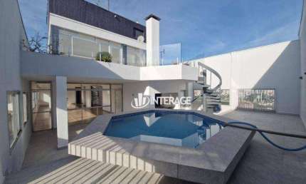 Cobertura com 5 dormitórios para alugar, 513 m² por R$ 15.341,49/mês - Champagnat - Curitiba/PR