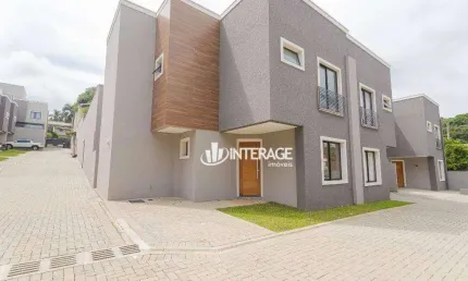Sobrado em condominio fechado com 3 quartos à venda, 94 m² por r$ 642.000 - pilarzinho - curitiba/pr