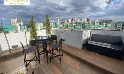 Cobertura a venda 4 suites , 6 banheiros, 6 vagas, 486m2, Bairro Ouro Preto