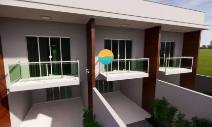 Sobrados a venda com 2 suítes no bairro Praia da Armação Itaporocoy em Penha - SC. Ref. 430