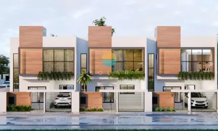 Sobrados imponentes, acabamento de alto padrão e localização estratégica, no bairro centro em penha/sc. ref.496