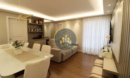 Apartamento Alto da Rua XV, reformado e decorado  no cond. Residencial Nações